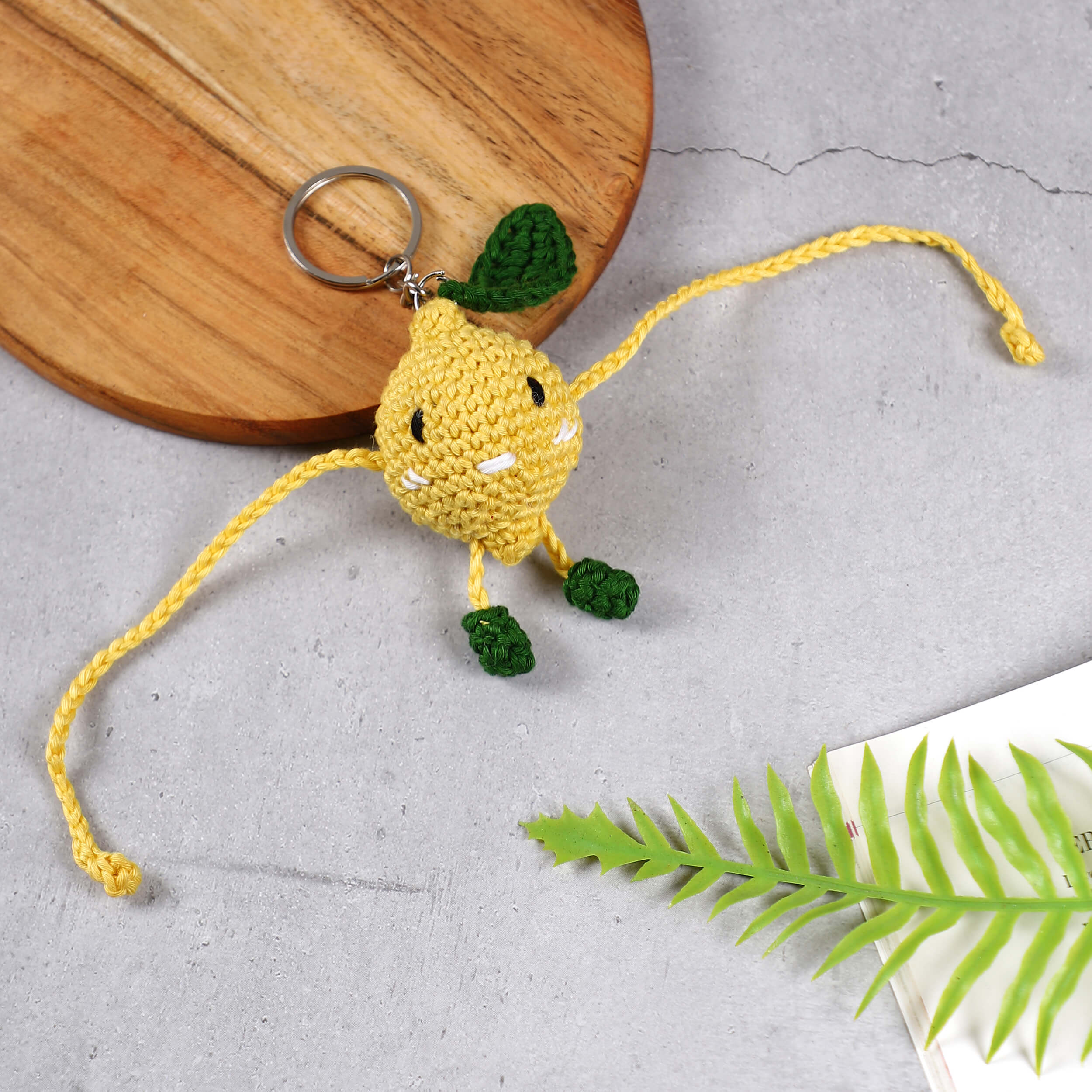 Handmade Crochet Tug & Pull Keychains