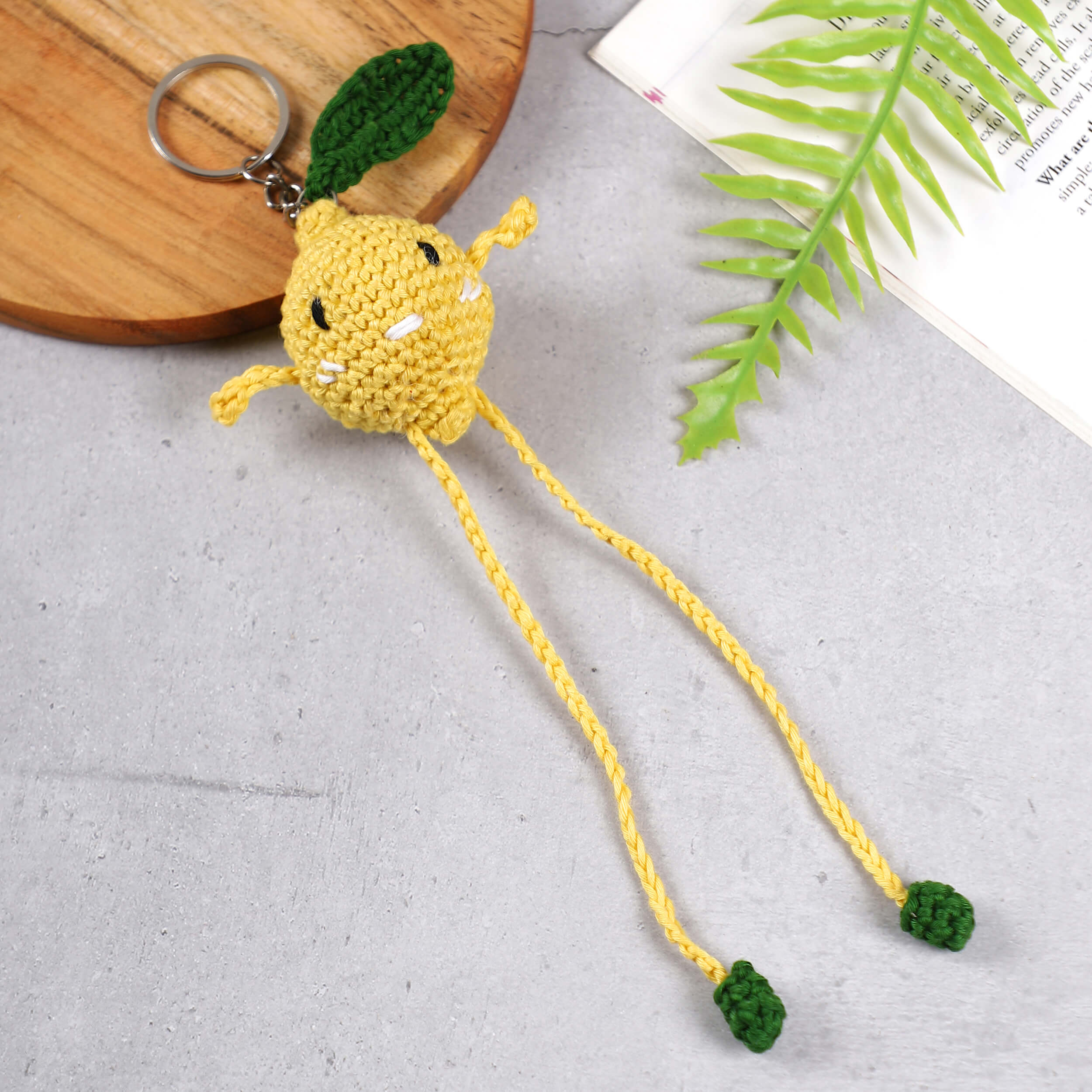 Handmade Crochet Tug & Pull Keychains