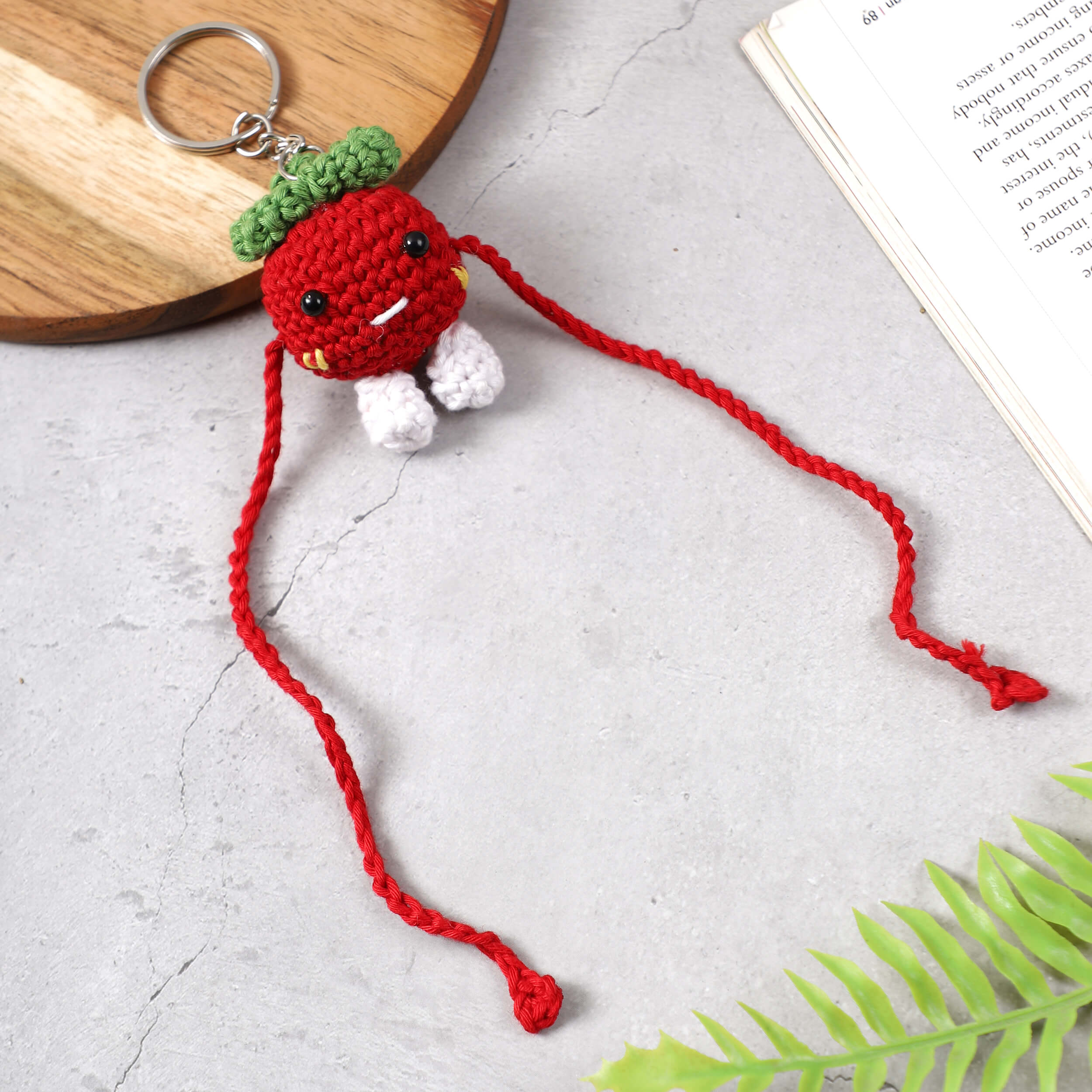 Handmade Crochet Tug & Pull Keychains