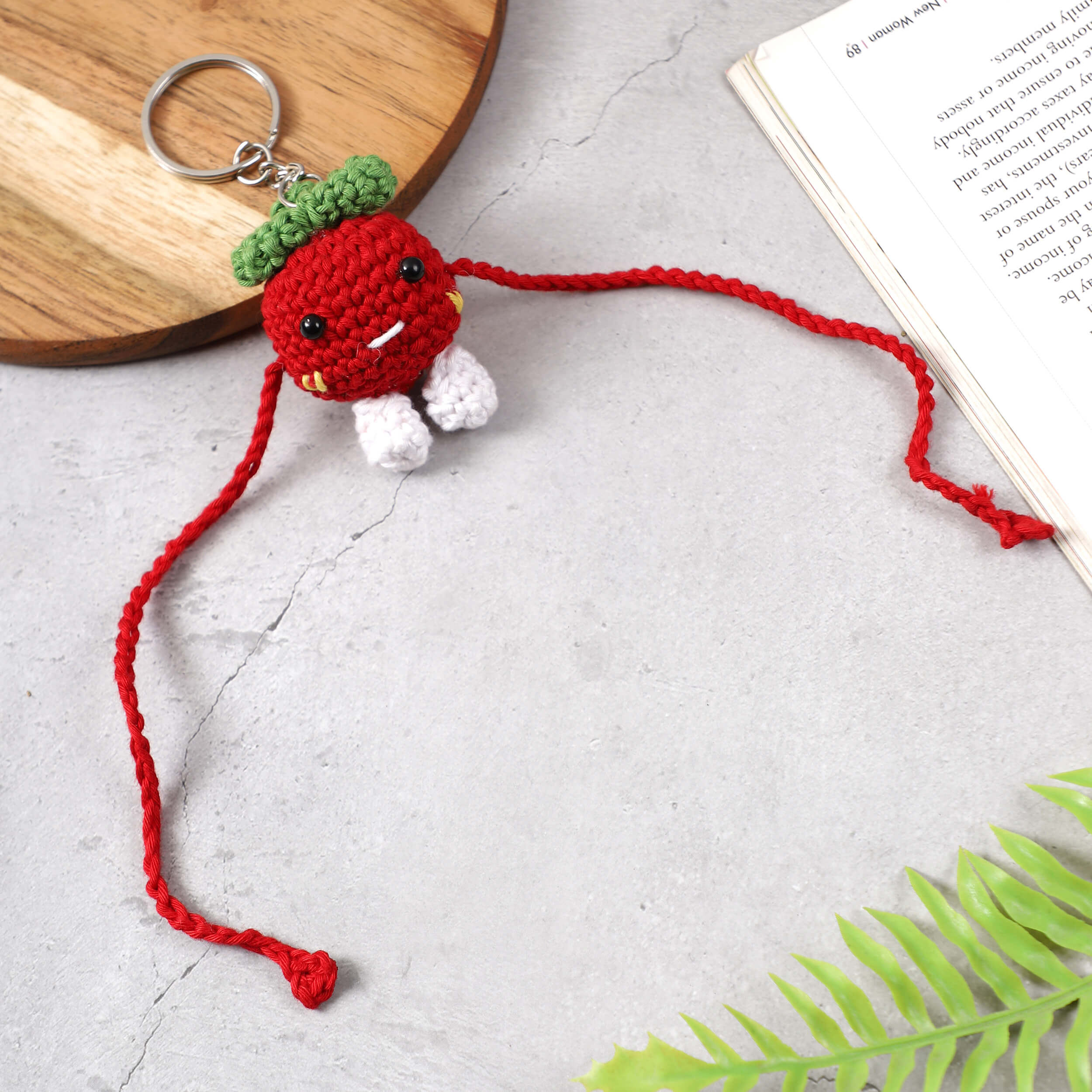 Handmade Crochet Tug & Pull Keychains