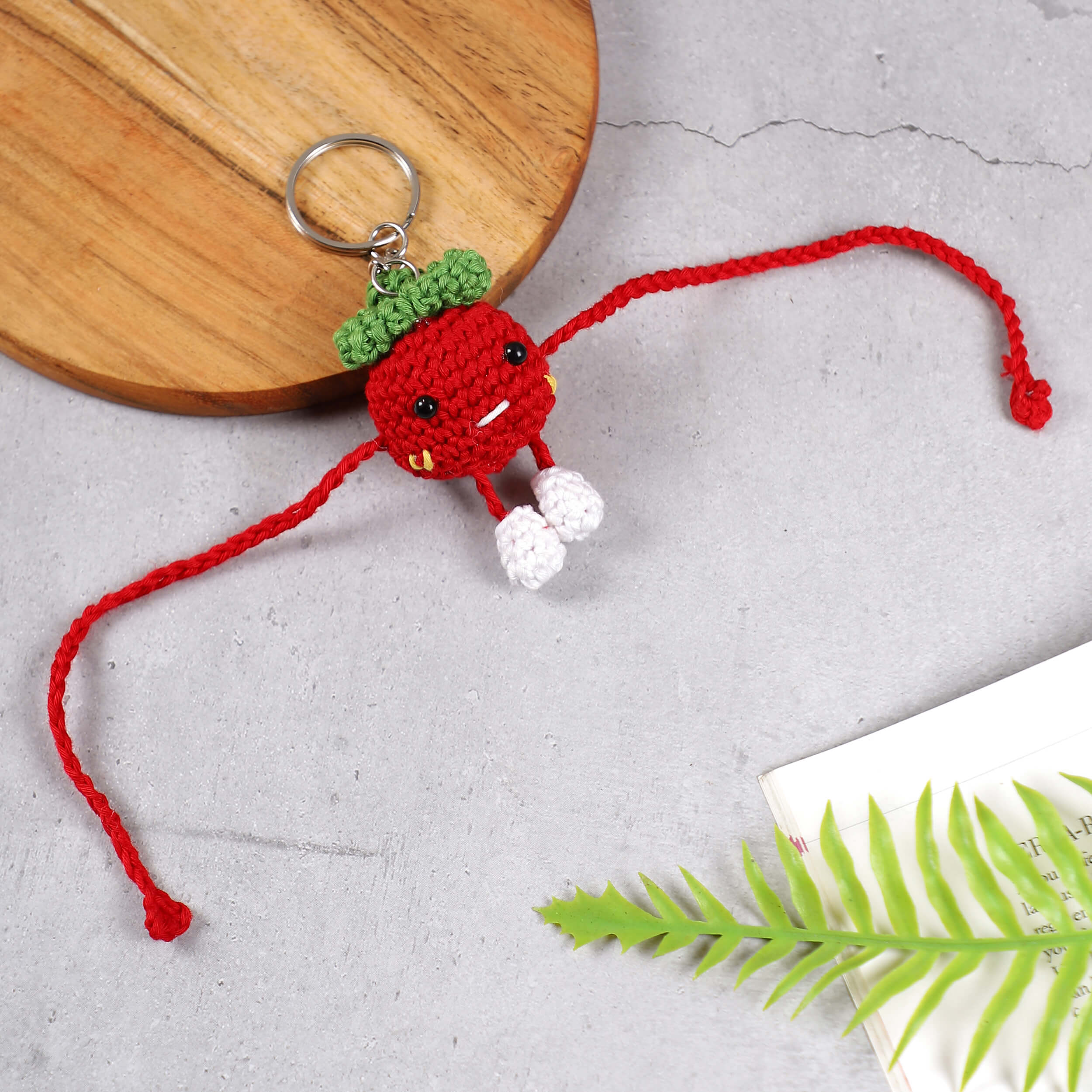 Handmade Crochet Tug & Pull Keychains