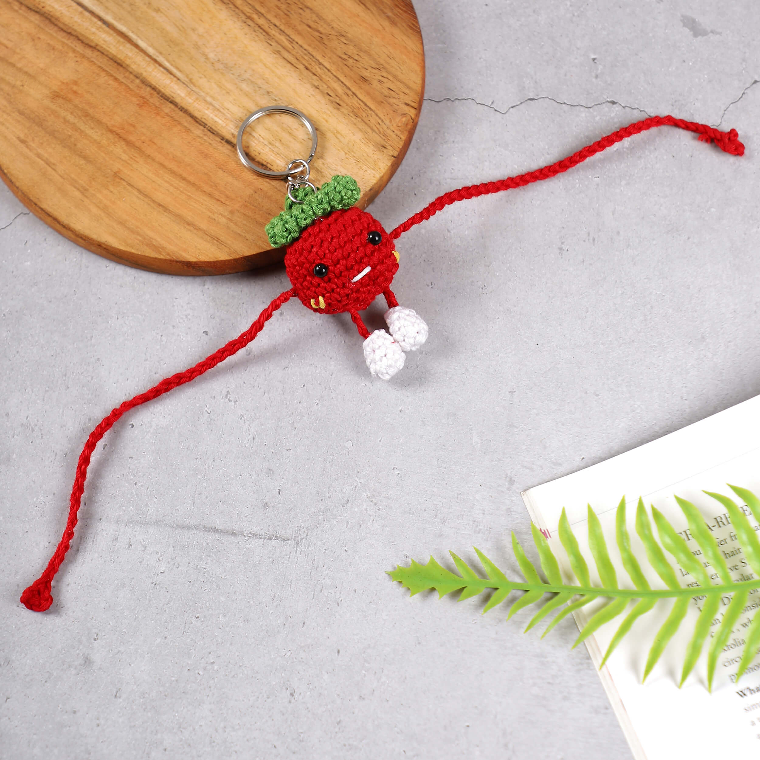Handmade Crochet Tug & Pull Keychains