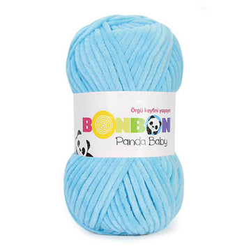 Nako Bonbon Panda Baby Yarn - Blue 3123