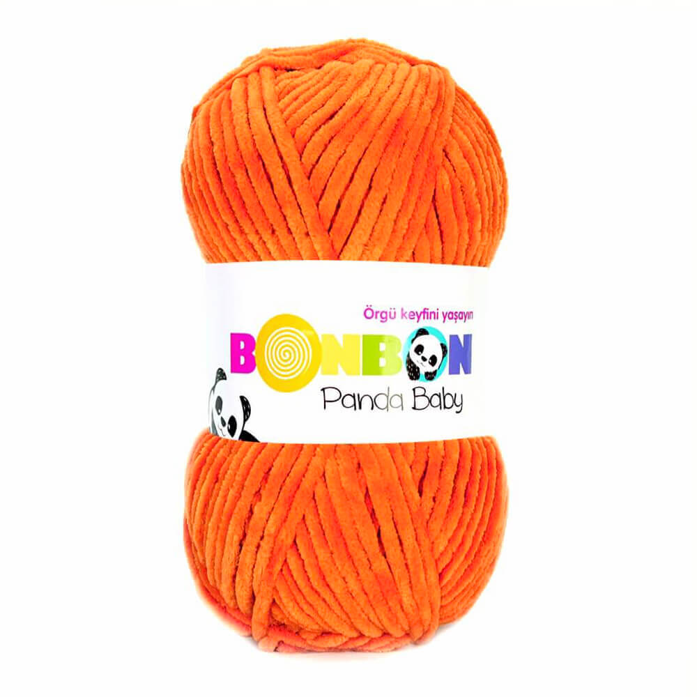 Nako Bonbon Panda Baby Yarn - Fluorescent Orange 3127