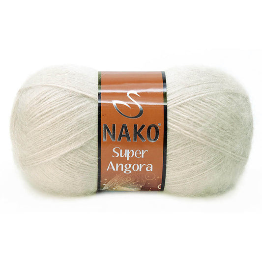 Nako Super Angora Yarn - Off White 23403