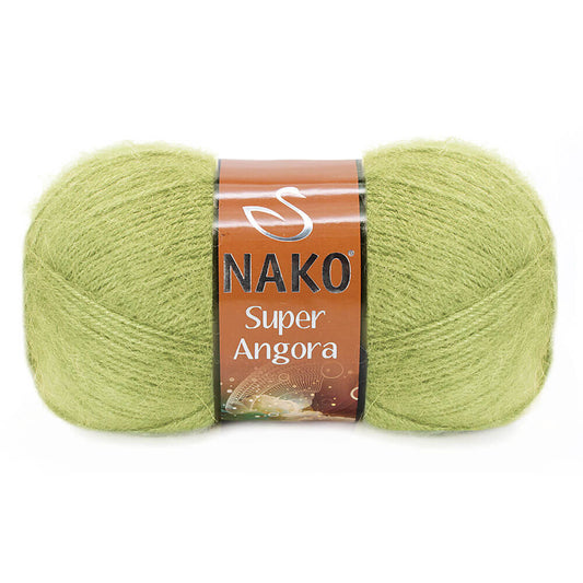 Nako Super Angora Yarn - Green 2864