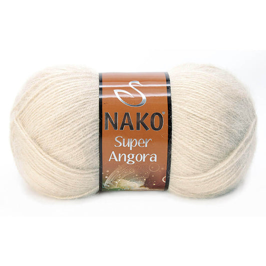 Nako Super Angora Yarn - Beige 4512