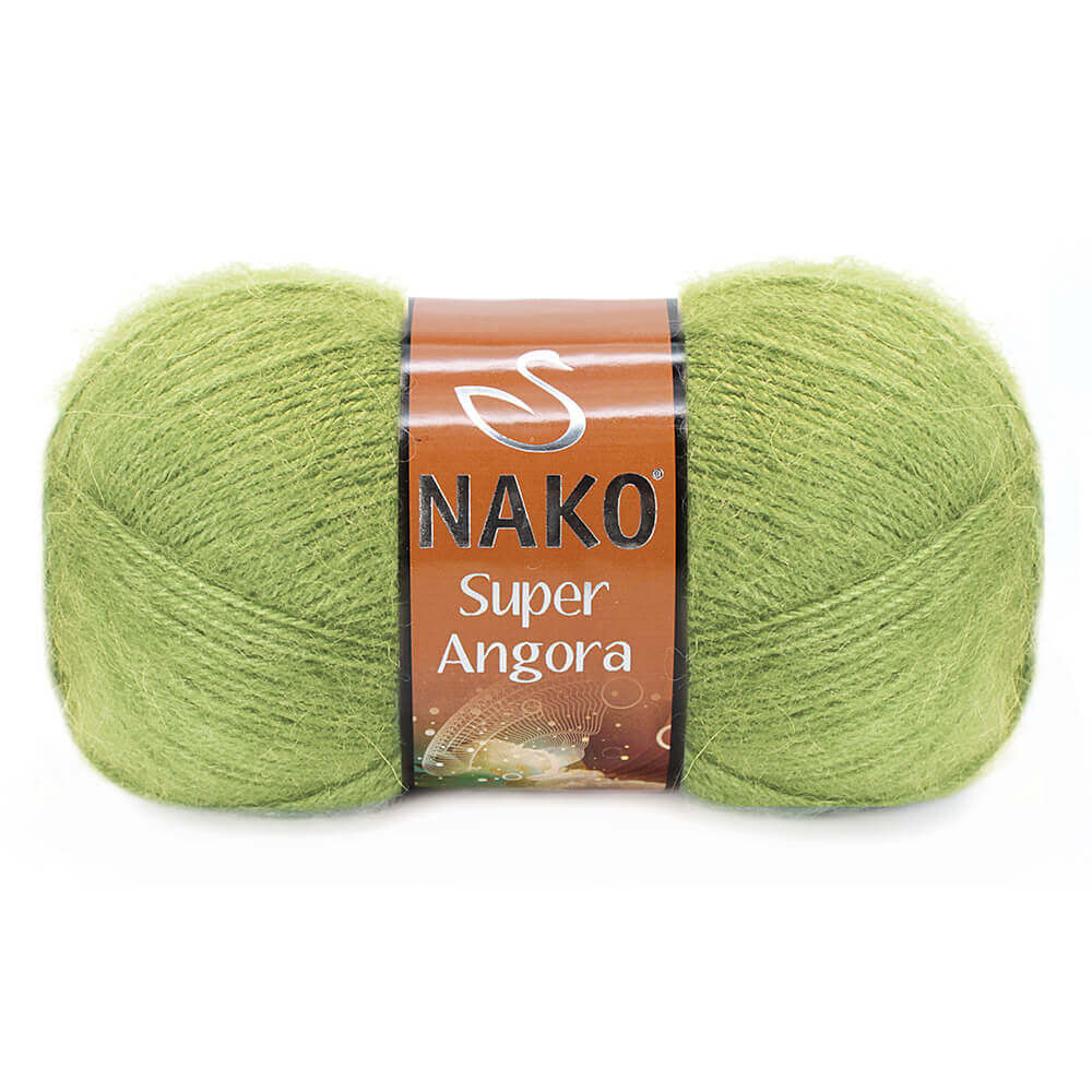 Nako Super Angora Yarn - Green 5086