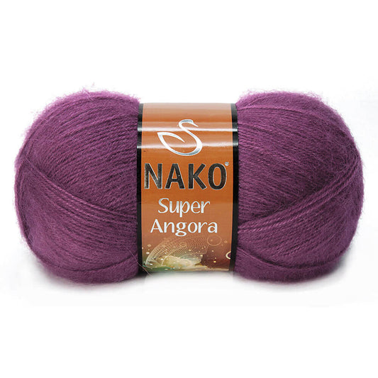 Nako Super Angora Yarn - Purple 60