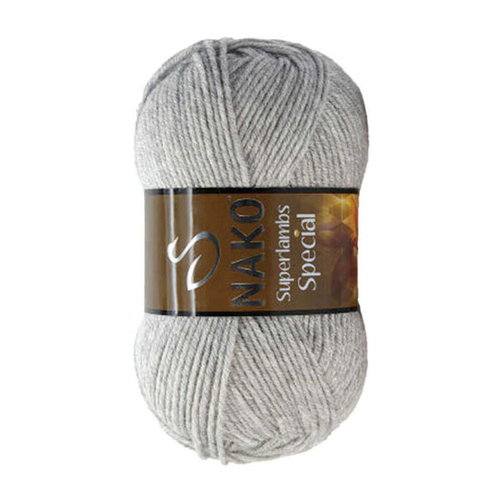 Nako Superlambs Special Yarn - Grey Melange 195