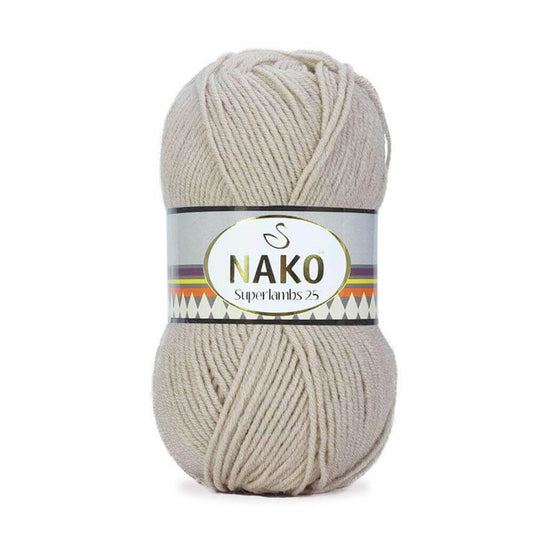 Nako Superlambs 25 Yarn - Beige 11784