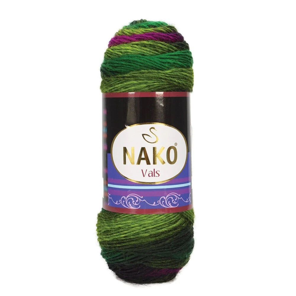 Nako Vals Yarn - Multi-Color 87563