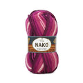 Nako Vega Stripe Yarn - Multi-Color 82413