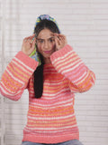 Knitted Soft Chennile Pullover - 3368