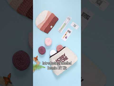 Crochet Kit - Panelled Beanie