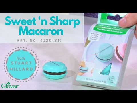 Sweet’n Sharp Macaron | Needle Holder & Sharpener by Clover