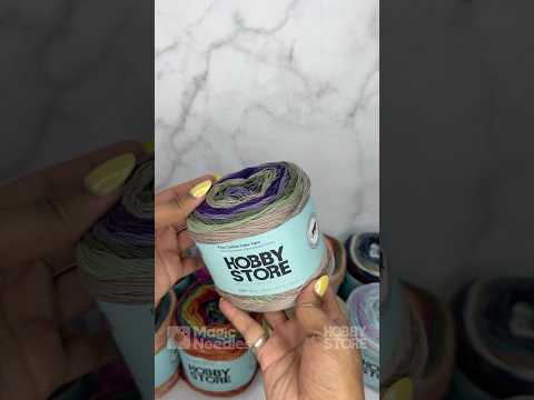Fine Mercerised Cotton Cake Yarn by Hobby Store 200 g - Multi-Color 2204