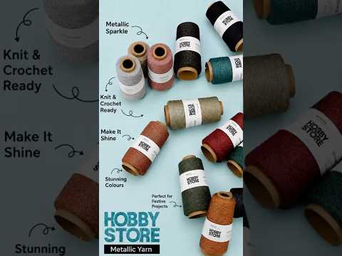 Metallic Yarn by Hobby Store - Leaf Green METL016