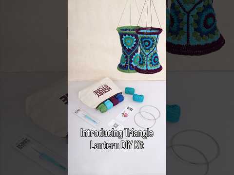 Crochet Kit - Make a Triangle Lantern