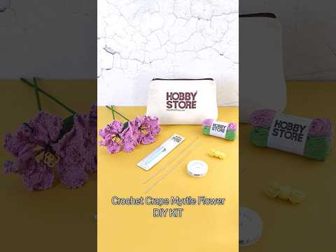Crochet Kit – Make 2 Crape Myrtle Flowers