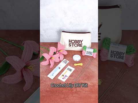 Crochet Kit – Make 2 Beautiful Lilies