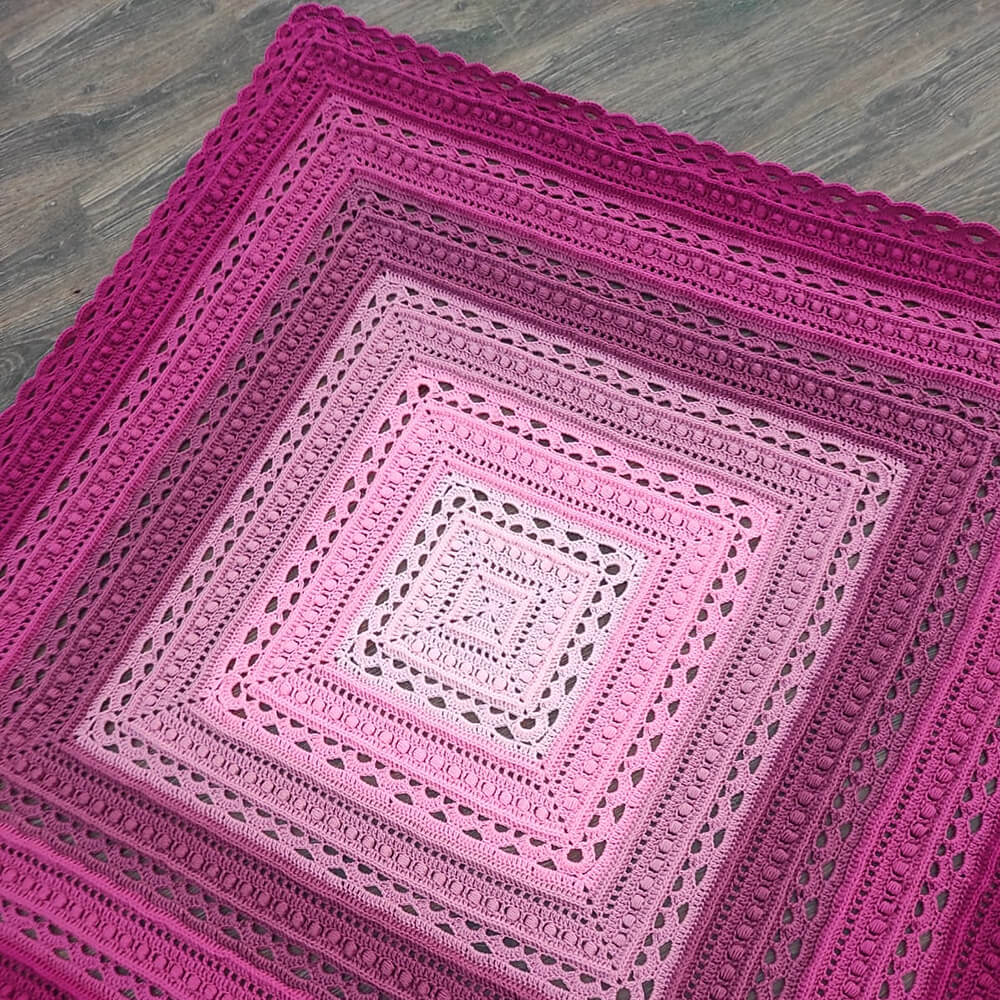Summer Mandala Blanket Pattern