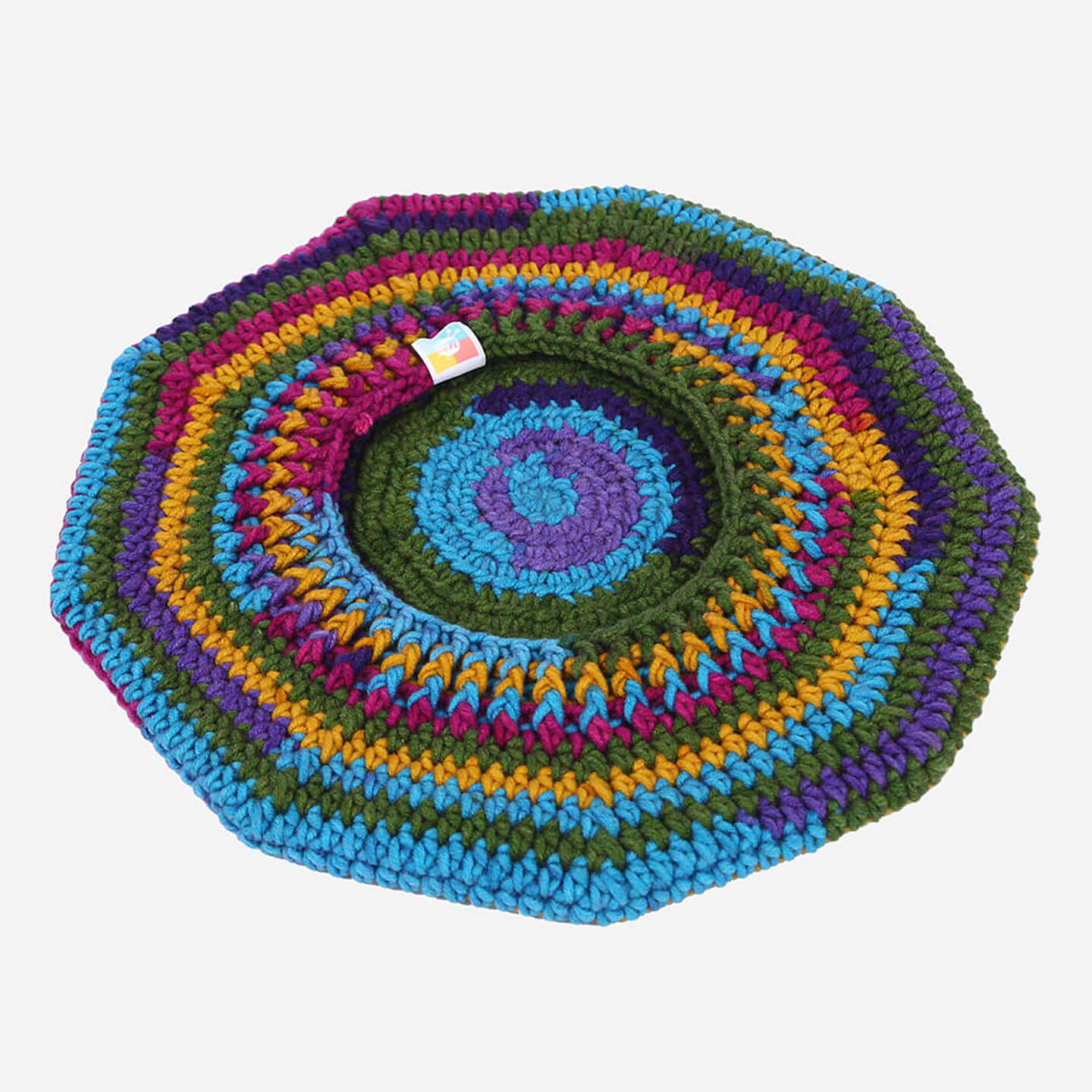 Women Handmade Multi Color Beret - 3334