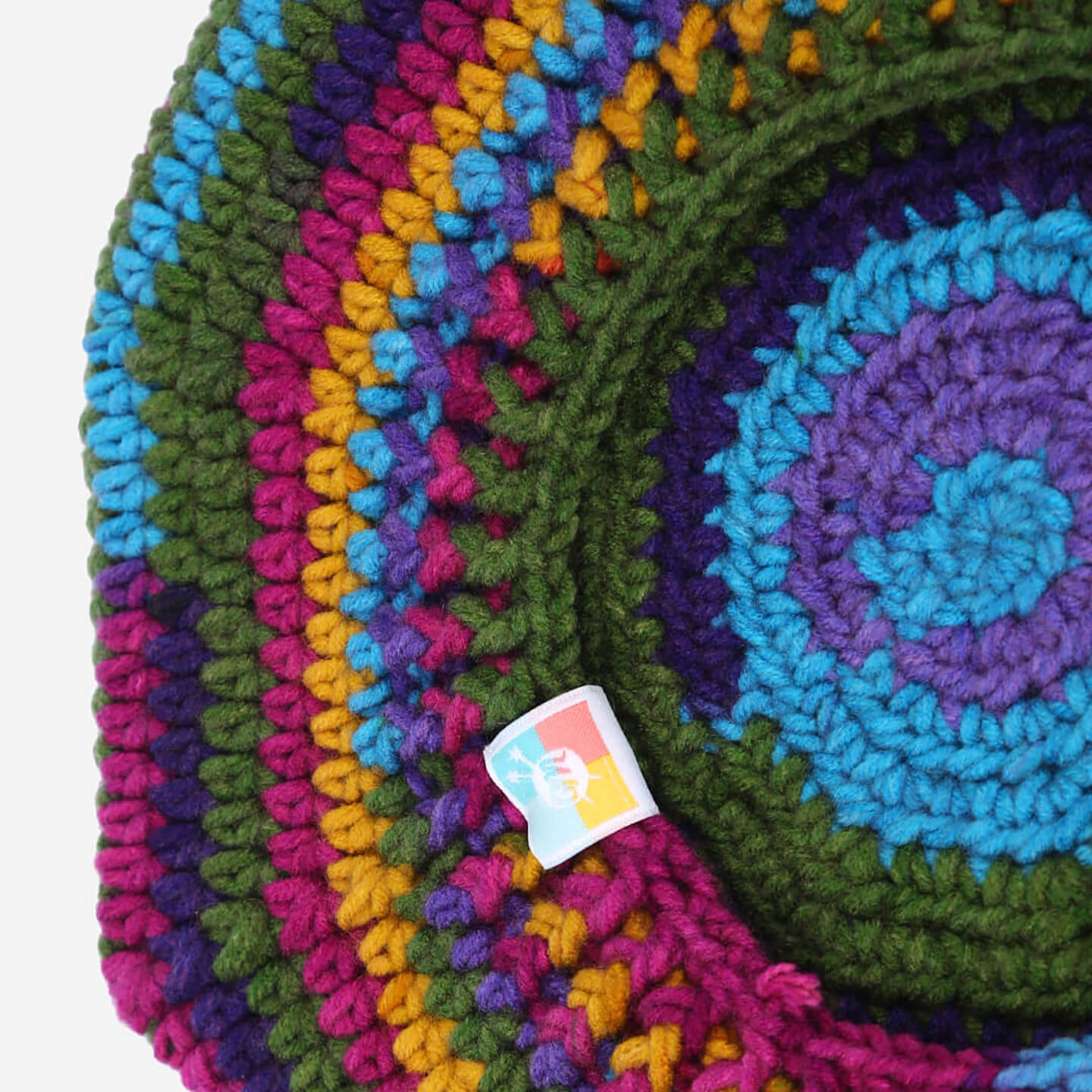 Women Handmade Multi Color Beret - 3334