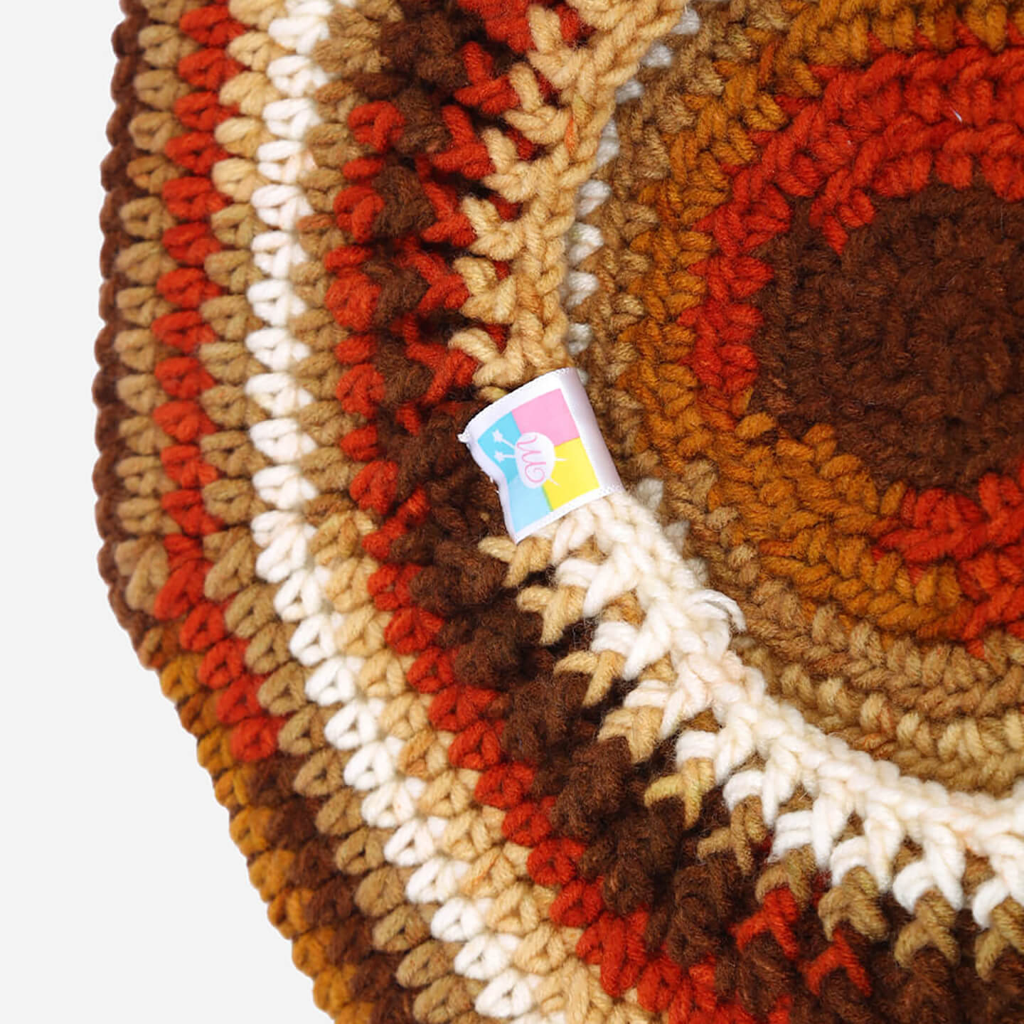 Women Handmade Shades of Brown Beret - 3335