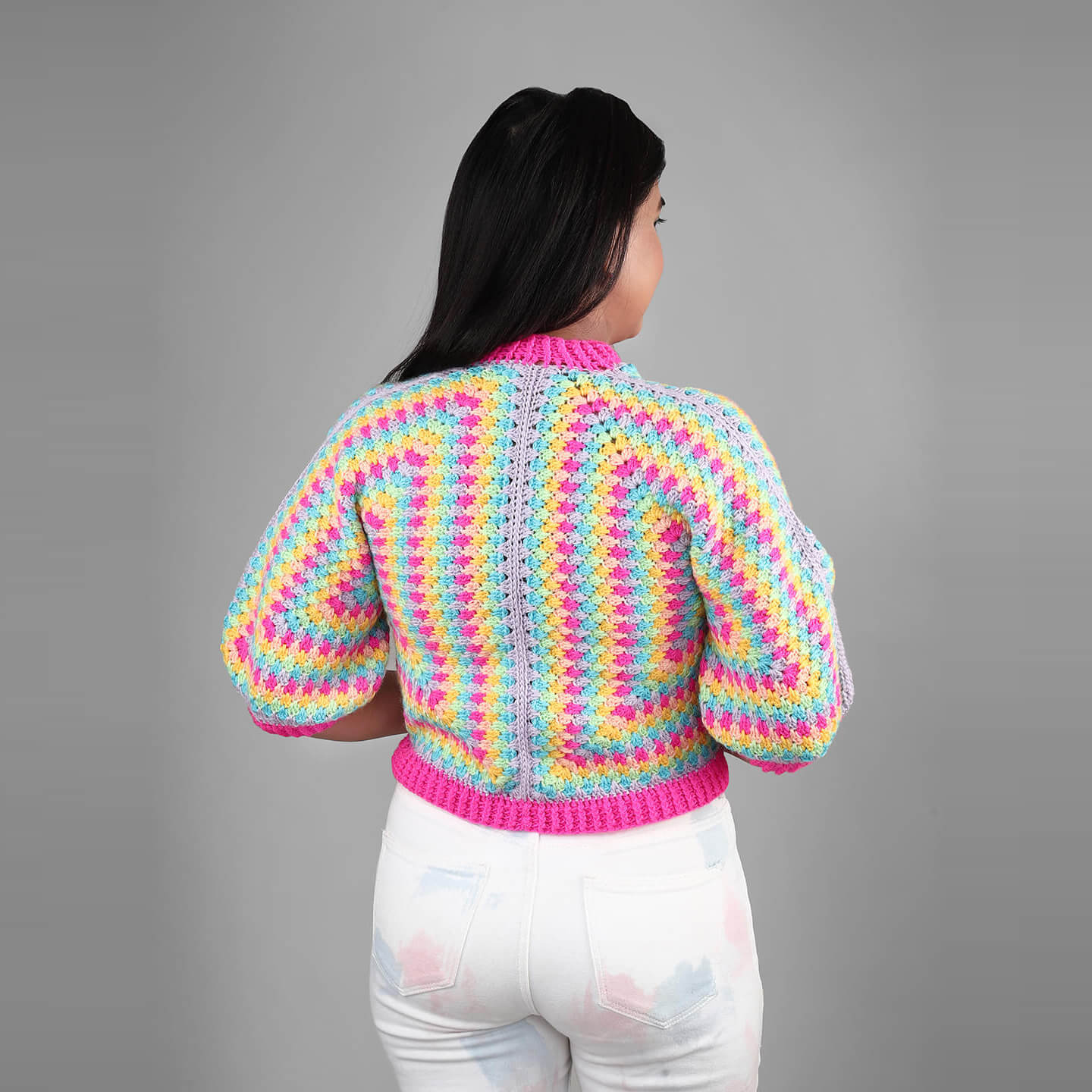 Womens Hexagon Winter Jackets - 3162