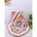 Soft Chenille Baby Blanket - Multi-Color 2574