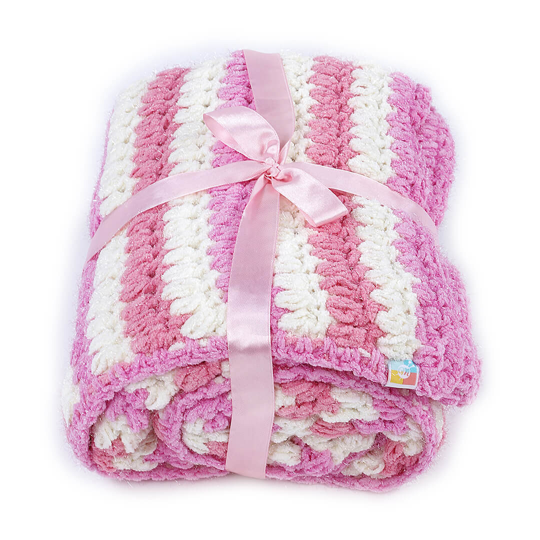 Blanket Knitting Baby Shawls Jumia Soft Chenille Striped Baby