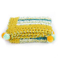 Soft Chenille Playful Rug Blanket - Yellow 2734