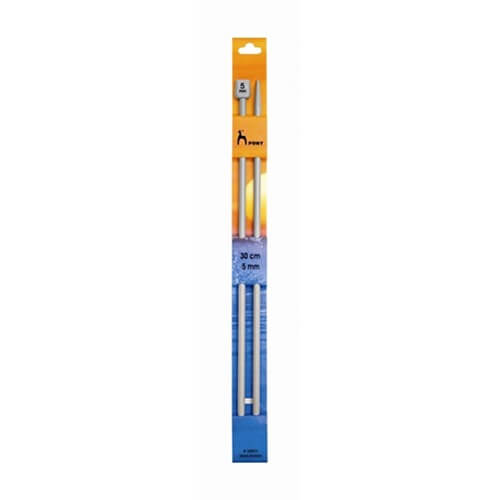Pony Knobbed Knitting Needle Set - 30 cm - 2 mm