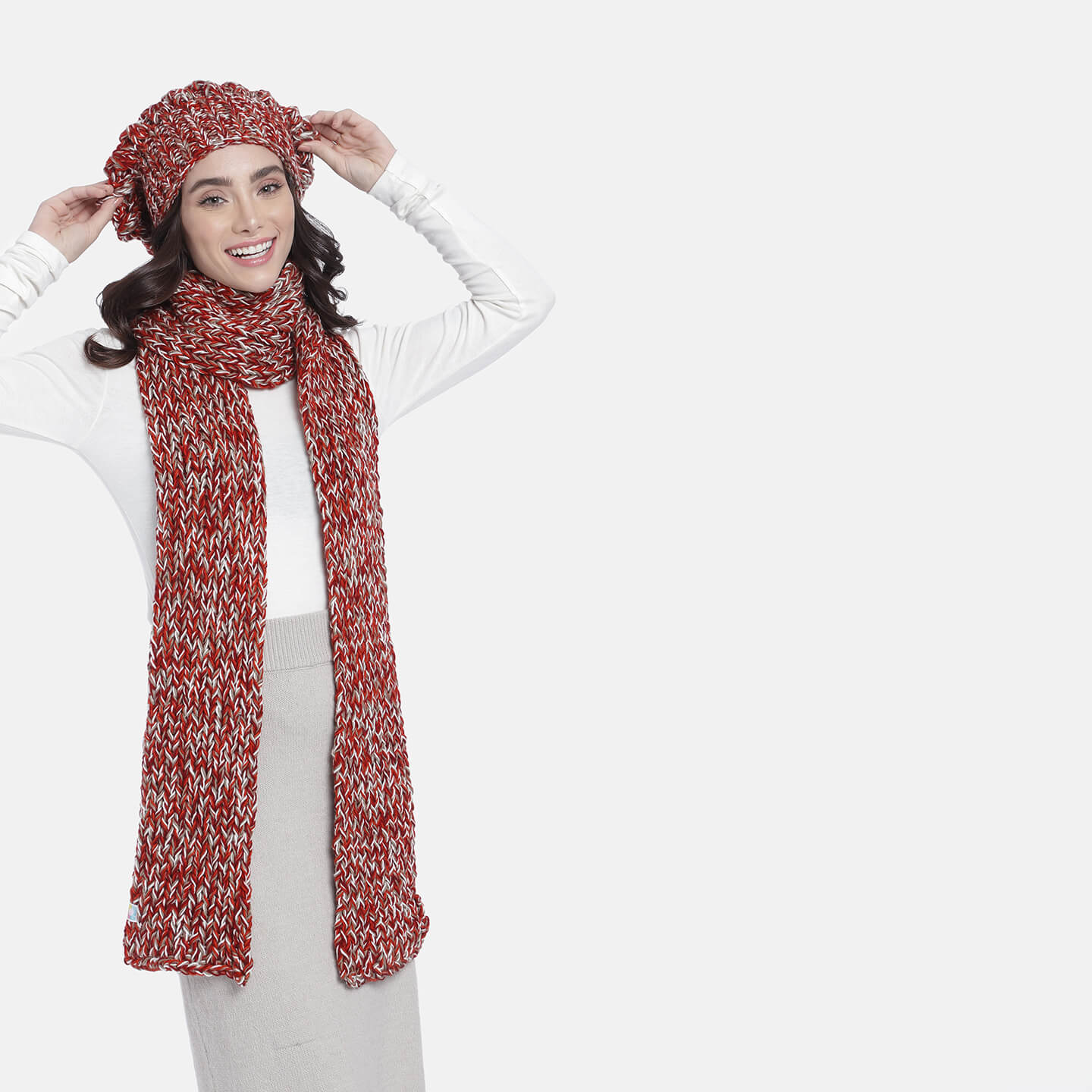 Beanie and Scarf Coordinating Set - 3174