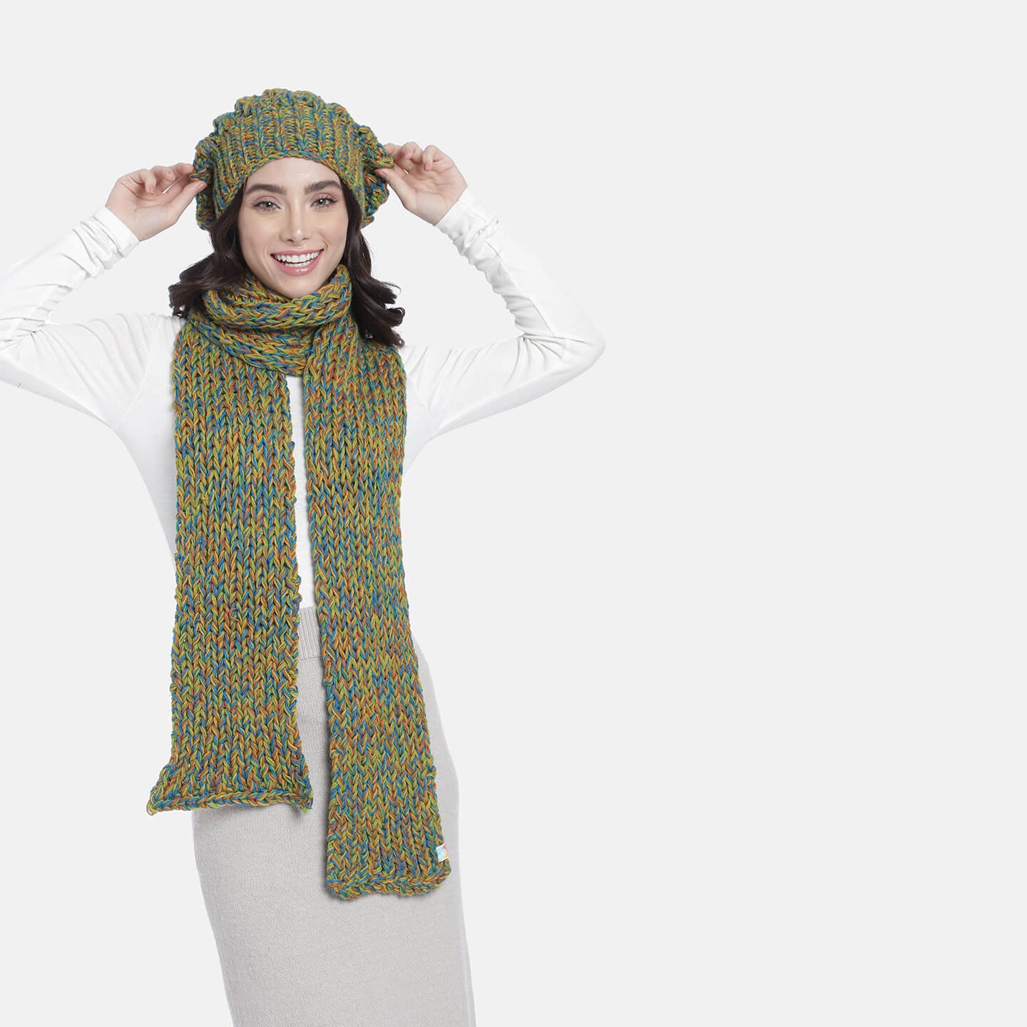 Beanie and Scarf Coordinating Set - 3177