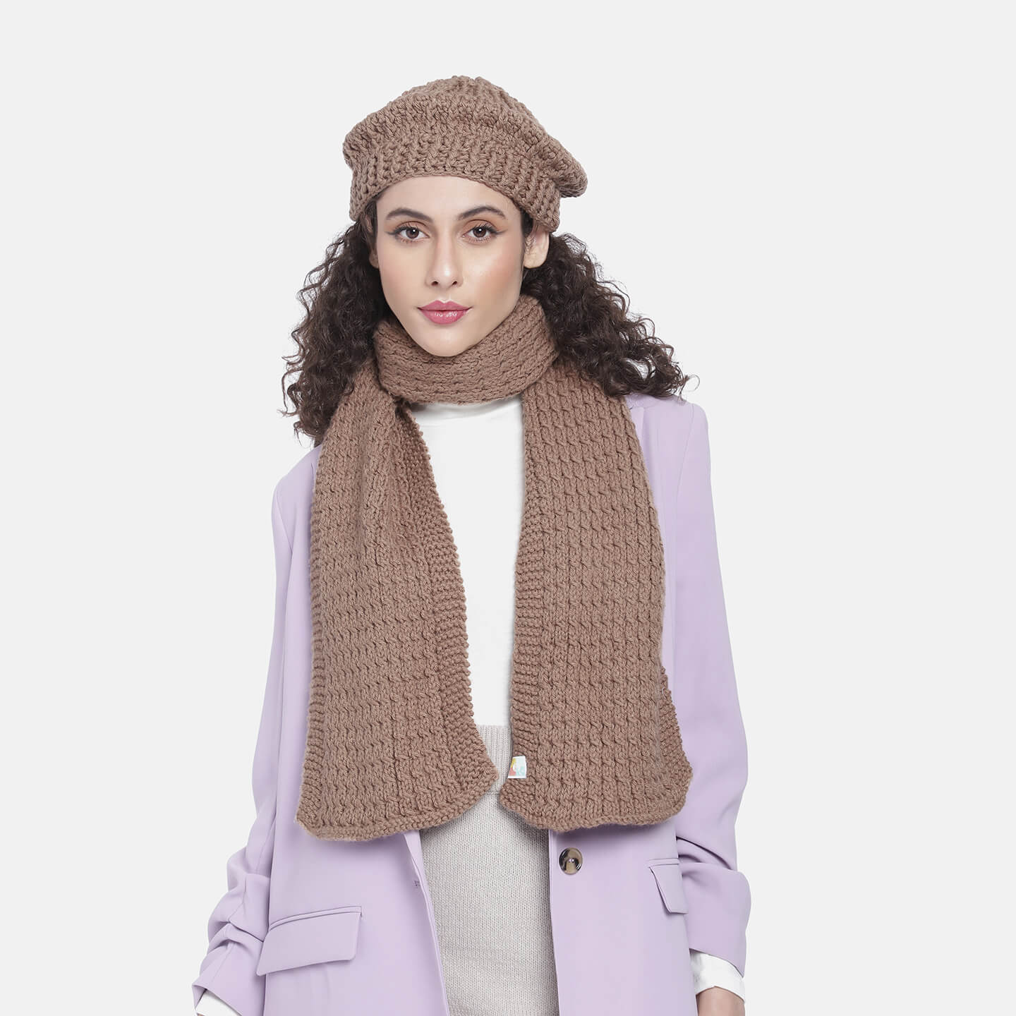 Beanie and Scarf Coordinating Set - 3181