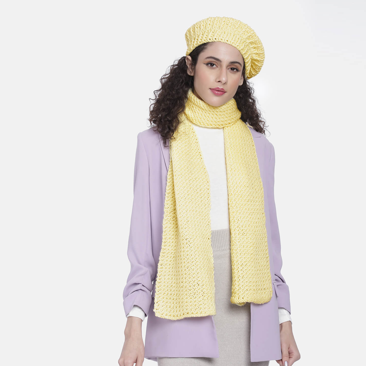 Beanie and Scarf Coordinating Set - 3184