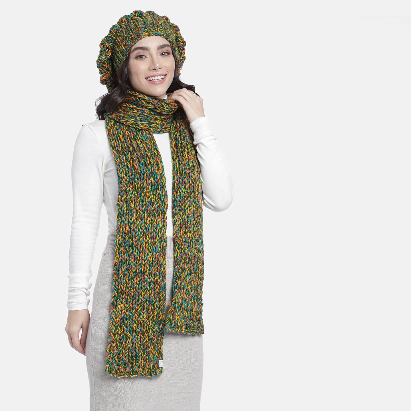 Beanie and Scarf Coordinating Set - 3186
