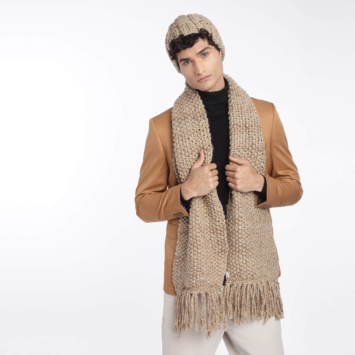 Beanie and Scarf Coordinating Set - 3196