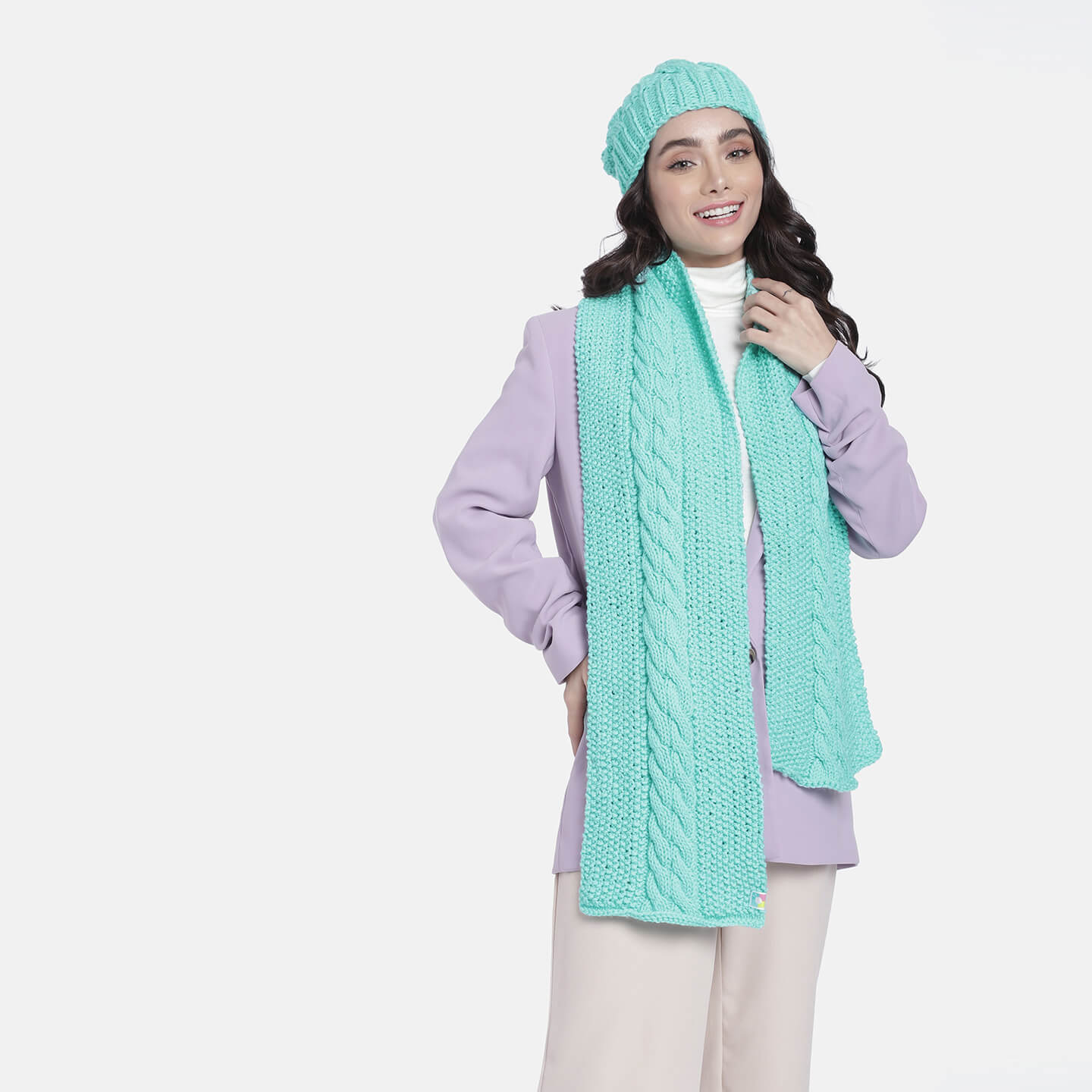 Beanie and Scarf Coordinating Set - 3200