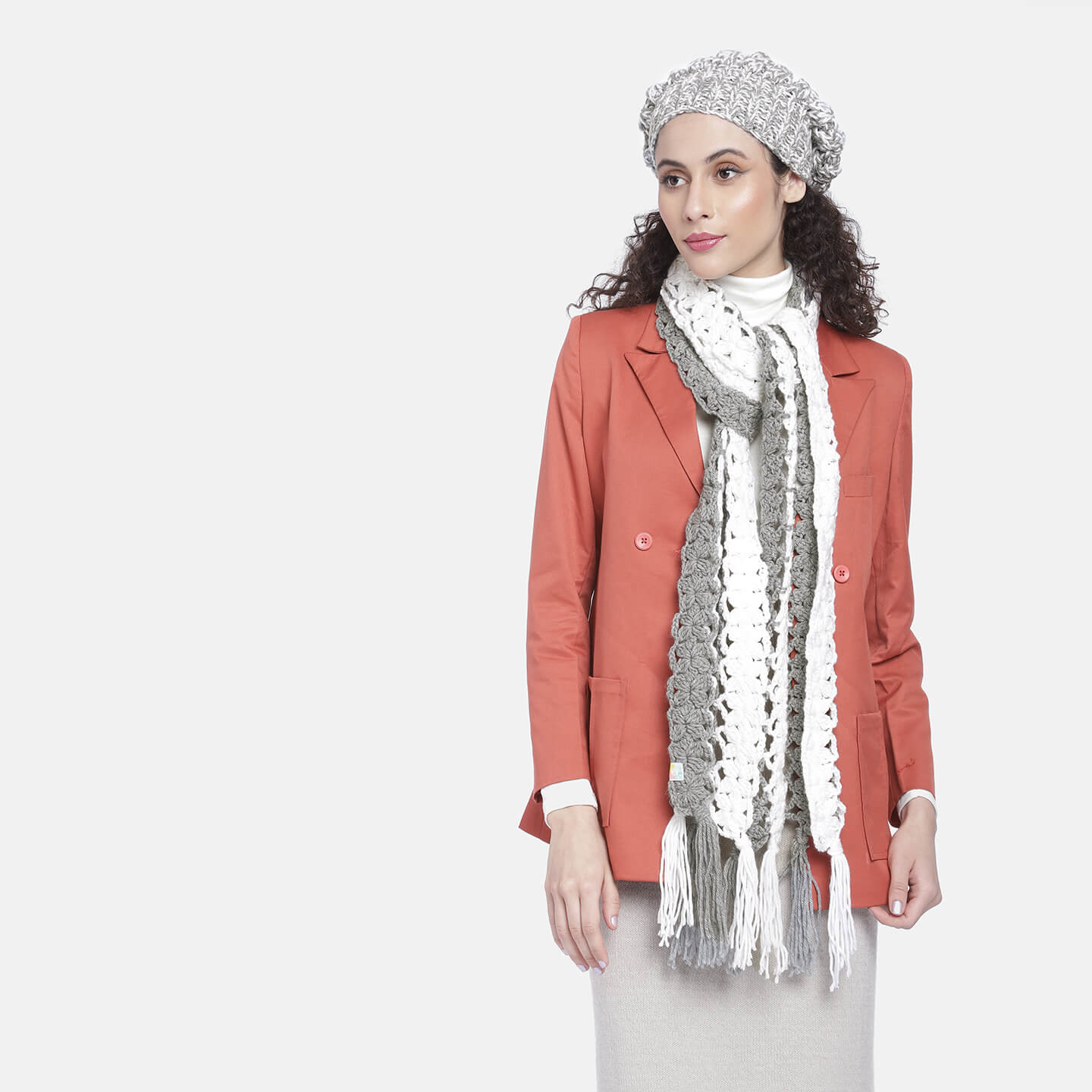 Beanie and Scarf Coordinating Set - 3212