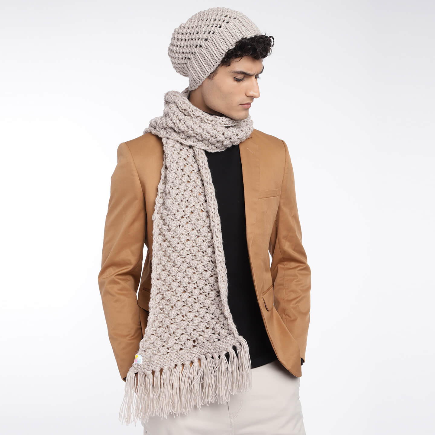 Beanie and Scarf Coordinating Set - 3215