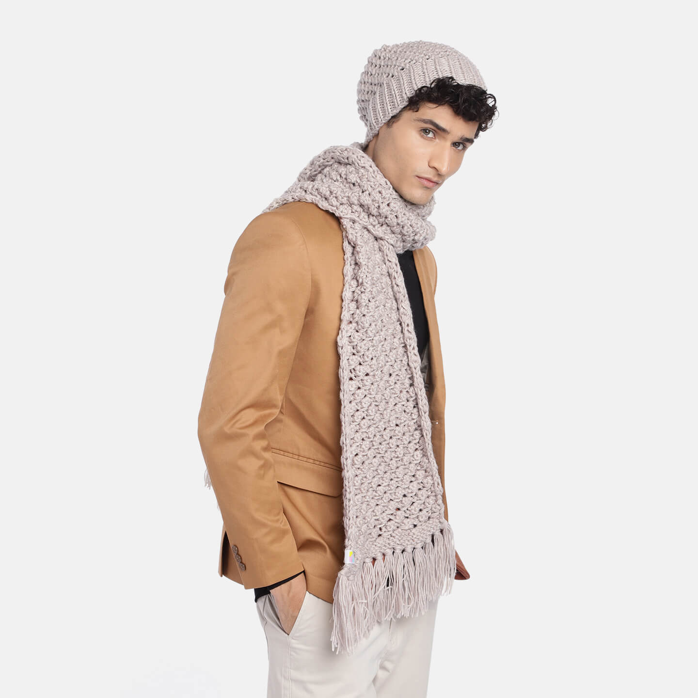 Beanie and Scarf Coordinating Set - 3215