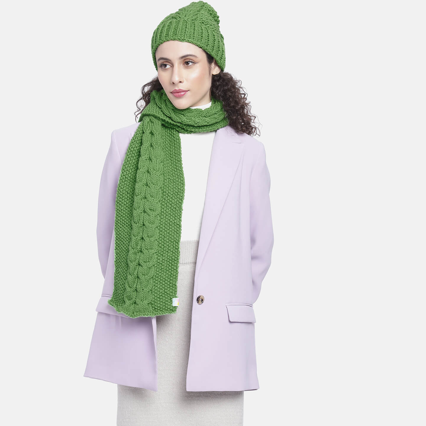 Beanie and Scarf Coordinating Set - 3219