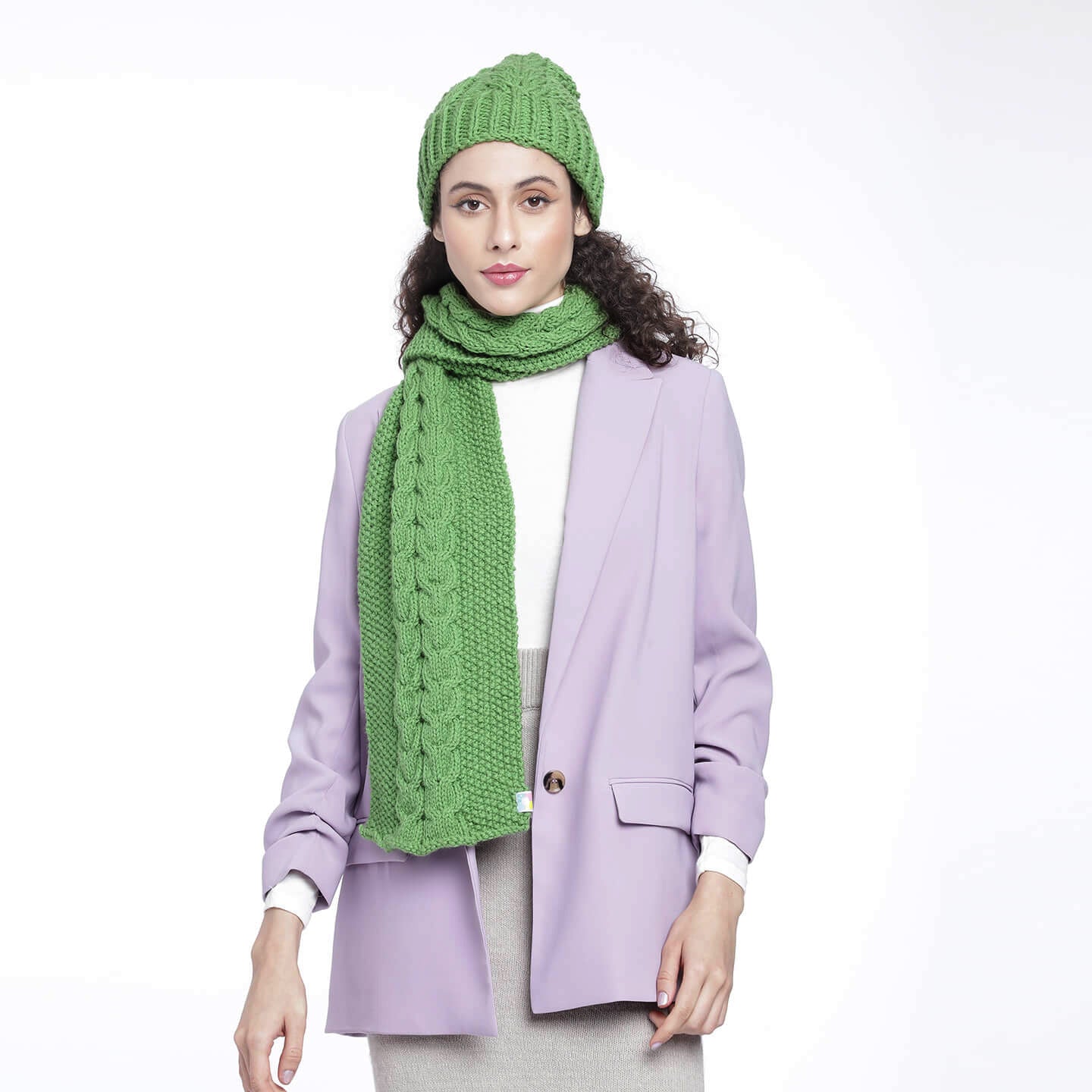 Beanie and Scarf Coordinating Set - 3219