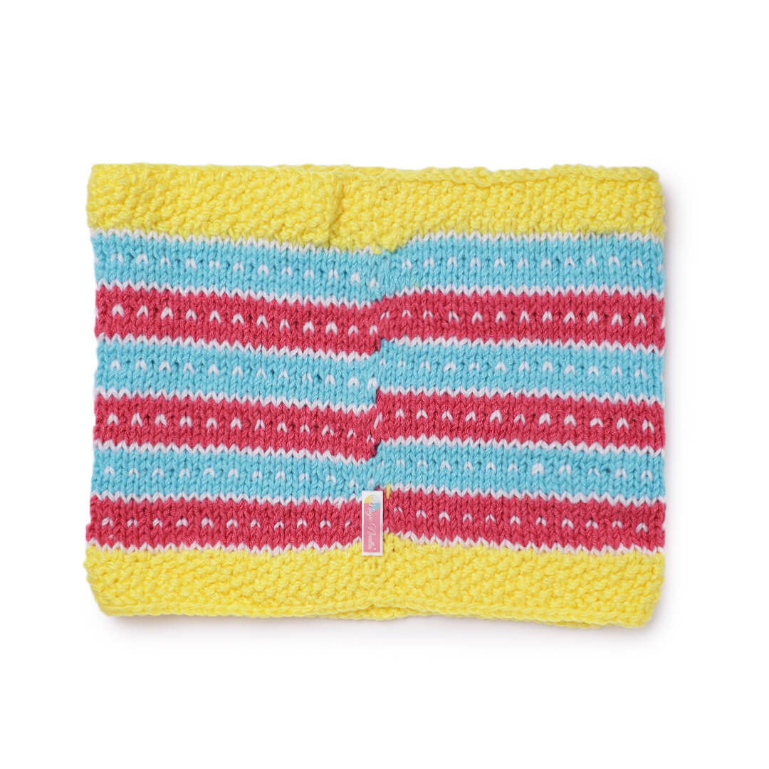 Double-Knit Cap and Neck Warmer Set - 2517