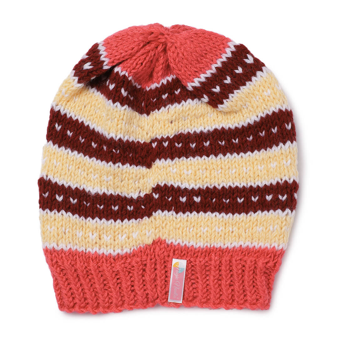 Double-Knit Cap and Neck Warmer Set - 2524