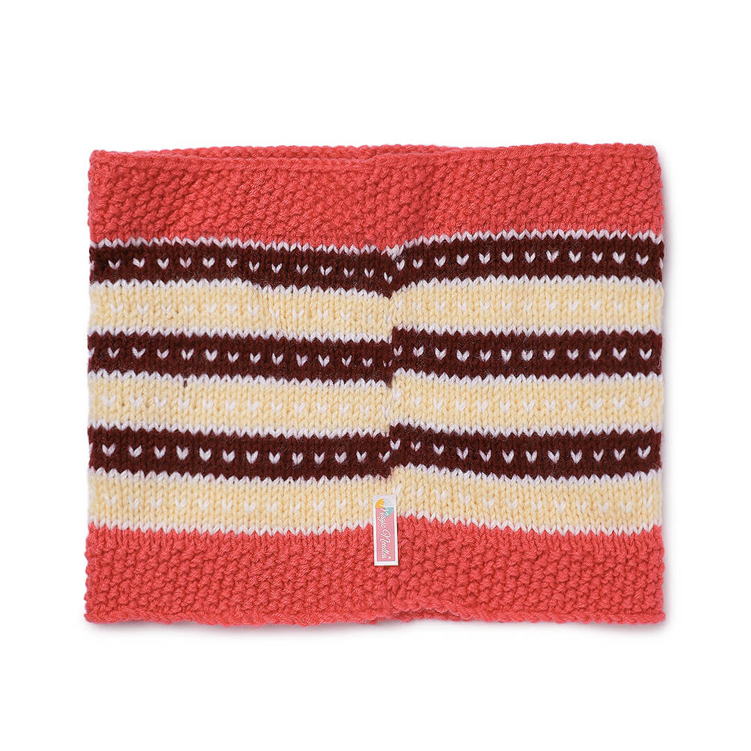 Double-Knit Cap and Neck Warmer Set - 2524