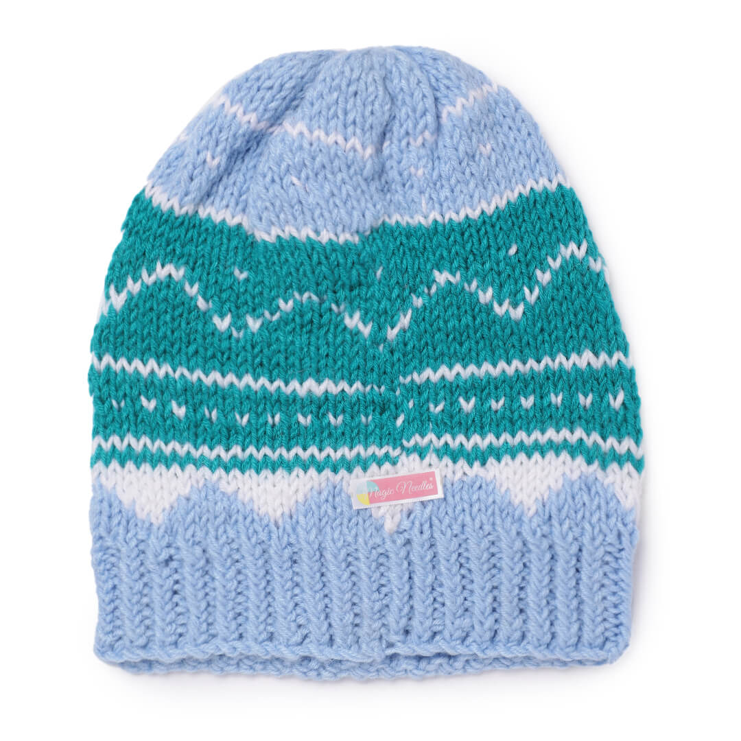 Double-Knit Cap and Neck Warmer Set - 2528